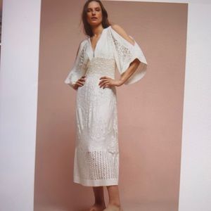 Anthropologie Farm Rio Solana Midi Dress SP
